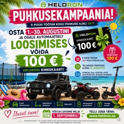 HELDRONI PUHKUSEKAMPAANIA! (1.08-30.08 2026)