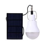 Led bulb with solar panel