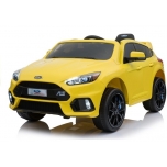 Electric Car Ford Focus RS (Yellow) Soft EVA Wheels / Leather seat (painted)