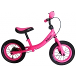 Bėgimo dviratis R3 12" (rožinė) - pneumatinės padangos