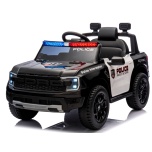 Laste elektriauto Ford Ranger Raptor (politsei) - pehmete rataste ja nahkistmega