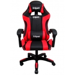 Lošėjo kėdė K3 R-Sport Red-Black + masažuoklis