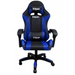 Lošėjo kėdė K3 R-Sport mėlyna-Black + masažuoklis