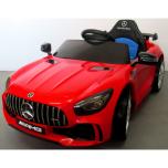 Electric car Mercedes GTR (red) - leather, soft wheels