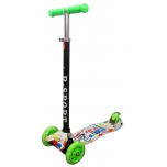 Scooter H2 (green) - with Led wheels - GRAPHITE