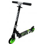 Scooter H7 (black/green) wheels 145mm, ~100kg capacity