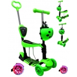 Scooter JR (green) 5in1- with LED wheels
