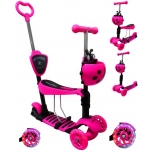 Scooter JR (pink) 5in1- with LED wheels