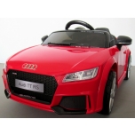 Electrical car Audi TT RS (Red) - Soft wheels, leather seat